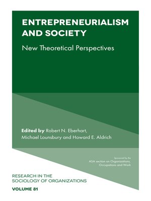 cover image of Entrepreneurialism and Society